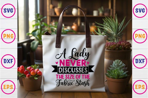 A Lady Never Discusses the F: Bold Graphics for Craft Branding