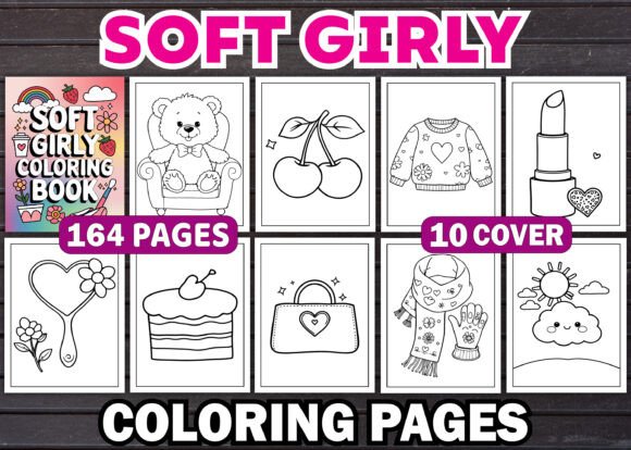 A Professional Review of Soft Girly Coloring Pages as a Commercial Graphics Asset