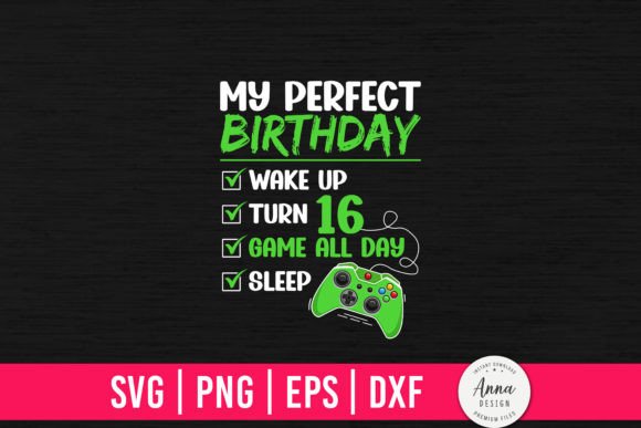 My Perfect Birthday Turn 16: A Graphics Review for Print Templates