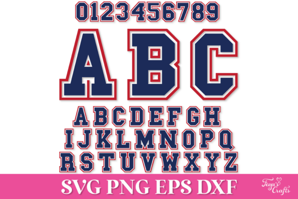 The Layered Varsity SVG Alphabet: A Designer's Take